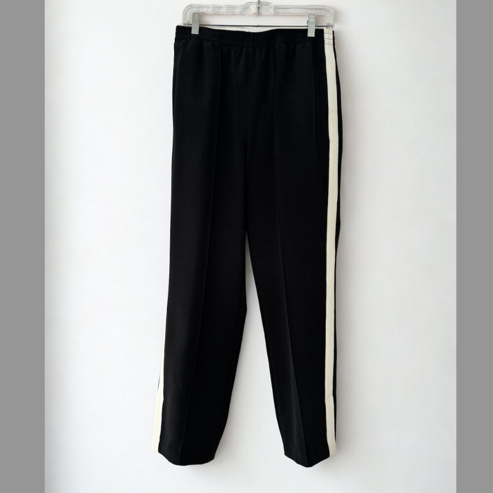 Rag & Bone Black Pants with White Stripes